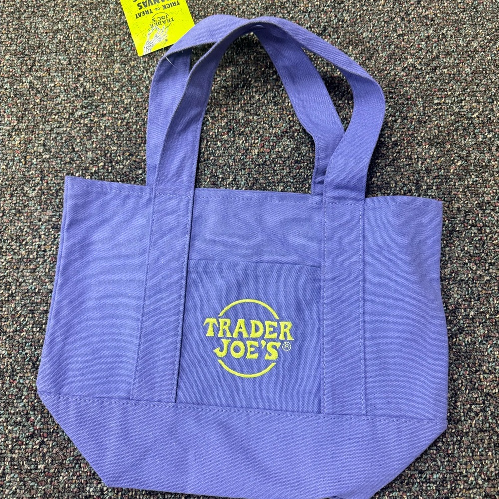 Trader Joe's Purple Tote Bag